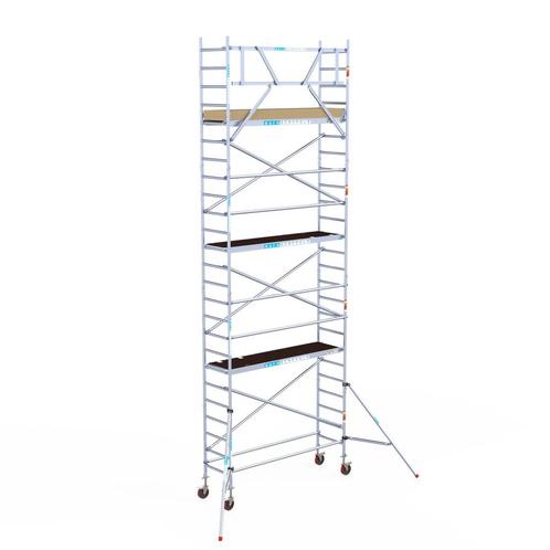 Basic rolsteiger 75 x 8,2m werkhoogte, Doe-het-zelf en Verbouw, Steigers, Rolsteiger of Kamersteiger, Nieuw, 5 meter of hoger