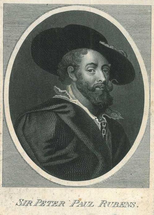 Portrait of Peter Paul Rubens, Antiek en Kunst, Kunst | Etsen en Gravures