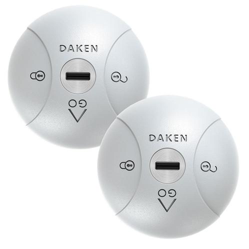 Bestelwagen slot - 2-Pack Saturn GO - Gelijksluitend - Grijs, Auto diversen, Anti-diefstal, Verzenden
