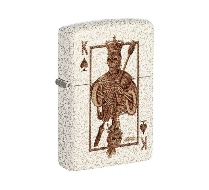 Zippo Rick Rietveld Ace Skull Design, Verzamelen, Rookartikelen, Aanstekers en Luciferdoosjes, Aansteker, Verzenden