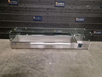 Ecofrost opzet koelvitrine | glas | 1/3 GN | 180 cm beschikbaar voor biedingen