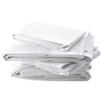 GGM Gastro | (10 stuks) Bedlaken - 180 x 295 cm - Wit |, Verzenden, Wit, Hoeslaken of Sloop, Nieuw