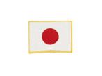 Opnaai embleem Japanse vlag 8x6cm (Judopakken, JUDO), Ophalen of Verzenden, Nieuw, Judo, Vechtsportpak