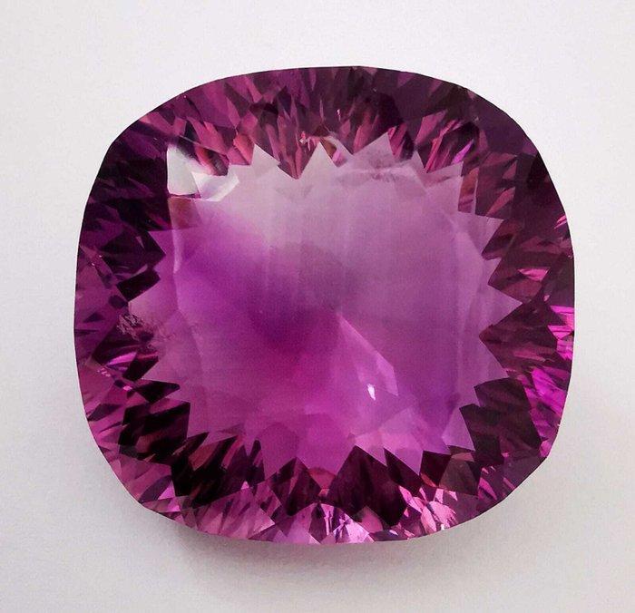 Zonder Minimumprijs Amethist - 46.39 ct - Antwerp Laboratory, Sieraden, Tassen en Uiterlijk, Edelstenen