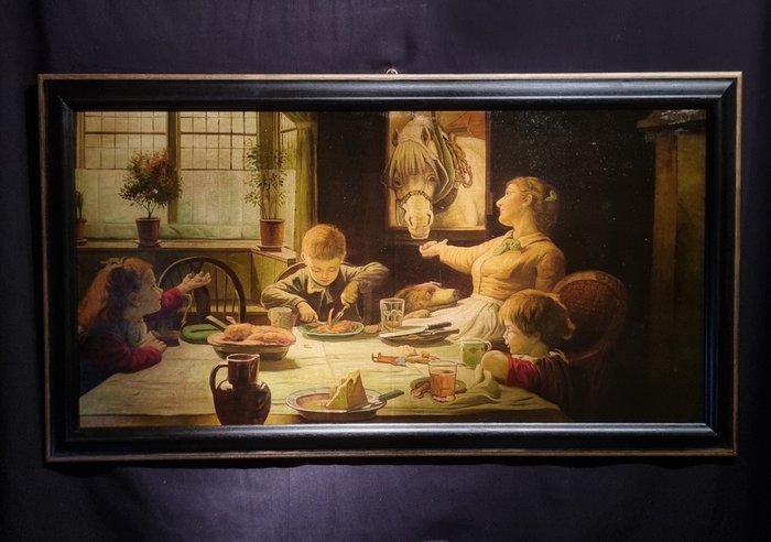 Scuola europea (XX), da Frederick George Cotman - Scena di, Antiek en Kunst, Kunst | Schilderijen | Klassiek