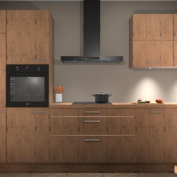 Astoria Eiken keuken Parijs 98981, Huis en Inrichting, Keuken | Complete keukens, Verzenden