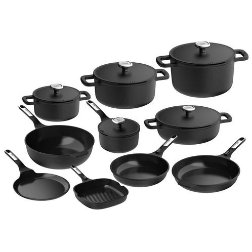 BergHOFF Leo Phantom (Downdraft) Pannenset - 15 Delig, Huis en Inrichting, Keuken | Potten en Pannen, Verzenden