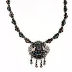 Halsketting Azteken/turkoois/koraal - Mexico (Zonder, Antiek en Kunst