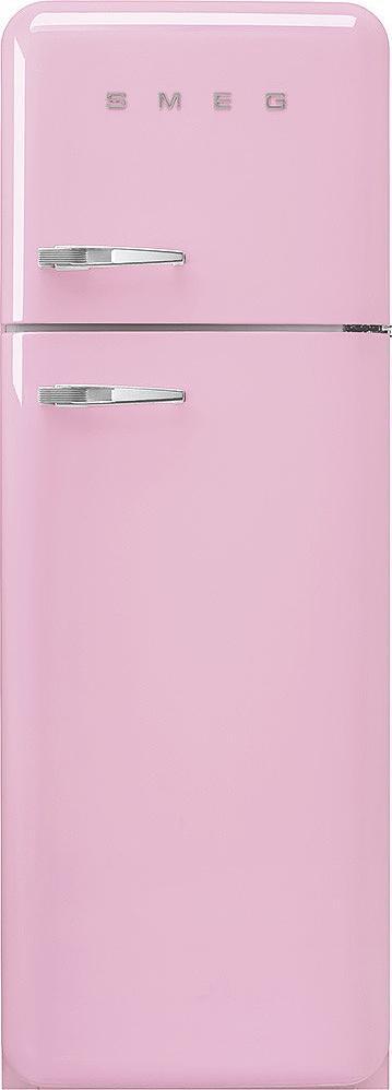Smeg FAB30RPK5 rechtsdraaiende retro koelkast - roze, Witgoed en Apparatuur, Koelkasten en IJskasten, 150 tot 200 liter, Energieklasse A of zuiniger