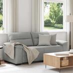vidaXL 2-zitsbank Wolkengrijs 140 cm Stof, Huis en Inrichting, Verzenden, Nieuw, Tweepersoons, Stof