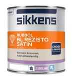 Sikkens Rubbol BL REZISTO SATIN huidvetvaste watergedragen z, Doe-het-zelf en Verbouw, Verf, Beits en Lak, Ophalen of Verzenden