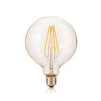 LED FILAMENT E27 GLOBE L DIMBAAR AMBER 6,3W, Nieuw
