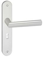 Deurklink London op schild Ovaal SL56 aluminium, Doe-het-zelf en Verbouw, Hang- en Sluitwerk, Verzenden, Nieuw