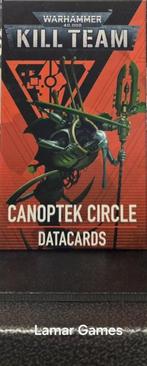 Kill Team Canoptek Circle datacards (Warhammer 40.000 nieuw), Hobby en Vrije tijd, Wargaming, Ophalen of Verzenden, Nieuw
