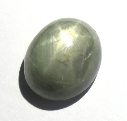 Zonder Minimumprijs Stersaffier - 6.27 ct - Gecertificeerd, Verzamelen, Mineralen en Fossielen