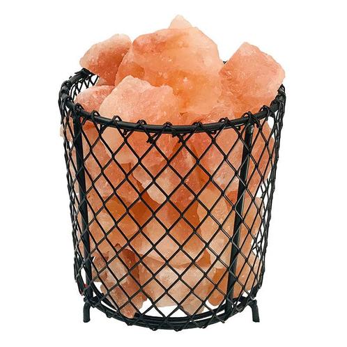 Oranje zoutlamp Mersa, 17 cm, Huis en Inrichting, Lampen | Tafellampen, Nieuw, Overige materialen, Minder dan 50 cm, Ophalen of Verzenden