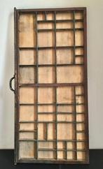 Rek - letterbak in hout - printers letter tray