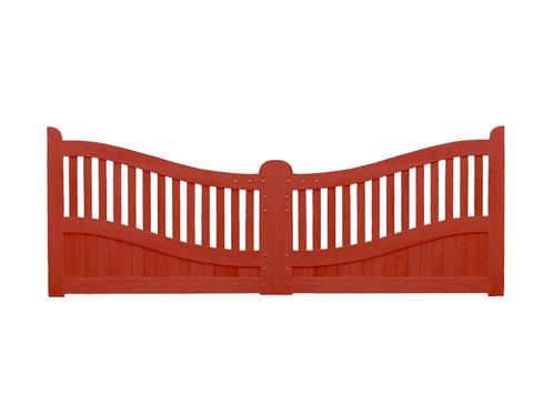 Dubbele toegangspoort padoek TP36 (incl. hang- en sluitwerk), Tuin en Terras, Schuttingen, Minder dan 3 meter, Nieuw, IJzer, 1 tot 2 meter