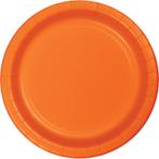 Oranje Borden 23cm 24st, Verzenden, Nieuw
