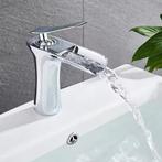 Enkele Hendel Badkamerkraan Waterval Messing Zilver, Huis en Inrichting, Verzenden, Nieuw