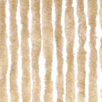 Vliegengordijn kattenstaart beige 100x240 deurgordijn plushe, Nieuw