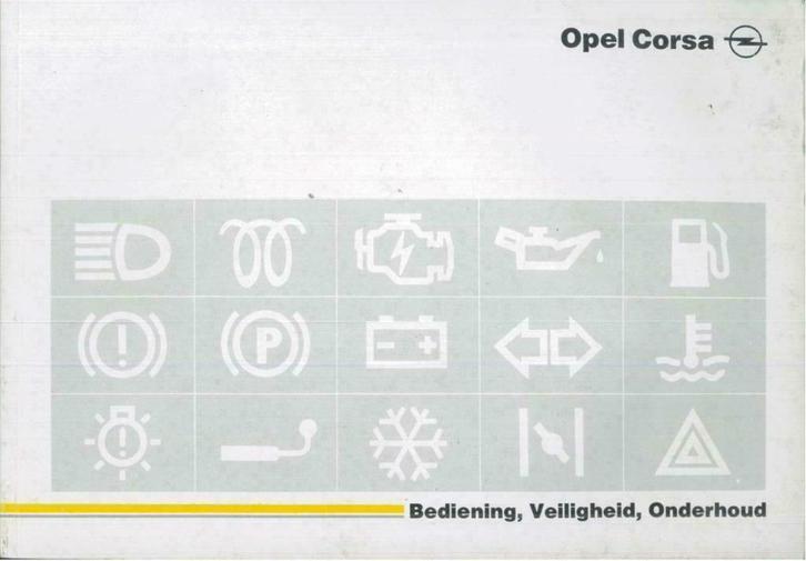 1989 Opel Corsa Instructieboekje Handleiding Nederlands, Auto diversen, Handleidingen en Instructieboekjes, Verzenden