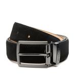 DTCH.FIT Suède riem Oliver - verstelbare - Maat: 85 cm, Kleding | Heren, Riemen en Ceinturen, Overige kleuren, Echt leder, Riem of Ceintuur