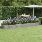 vidaXL Plantenbak 450x140x36 cm gepoedercoat staal, Tuin en Terras, 100 cm of meer, Verzenden, Nieuw, Metaal