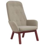 Relaxstoel Lichtgrijs Fluweel - Retourdeal - 53% Korting!, Huis en Inrichting, Stoelen, Ophalen of Verzenden, Nieuw, Grijs, Trendy