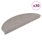vidaXL Trapmatten zelfklevend Sisal-Look 30 st 65x21x4cm, Doe-het-zelf en Verbouw, Ladders en Trappen, Verzenden, Nieuw