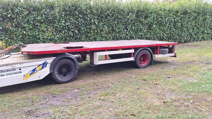 Veiling: Platte Oplegger Hoekstra BE OPL 6T-L 3930kg 2001, Auto's, Vrachtwagens, BTW verrekenbaar, Overige brandstoffen, Overige kleuren