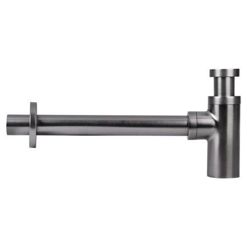 Differnz design sifon met muurbuis - gun metal, Doe-het-zelf en Verbouw, Sanitair, Nieuw, Verzenden