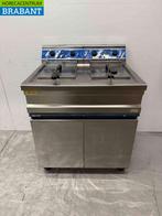 RVS Dubbele Friteuse 2 x 12 liter 400V Horeca, Ophalen of Verzenden, Gebruikt