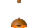 Lucide SIEMON - Hanglamp - Ø 40 cm - 1xE27 - Okergeel, Verzenden, Zo goed als nieuw
