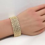 Armband - 18 karaat Geel goud - 7.20ct. tw. Diamant, Sieraden, Tassen en Uiterlijk, Armbanden, Nieuw