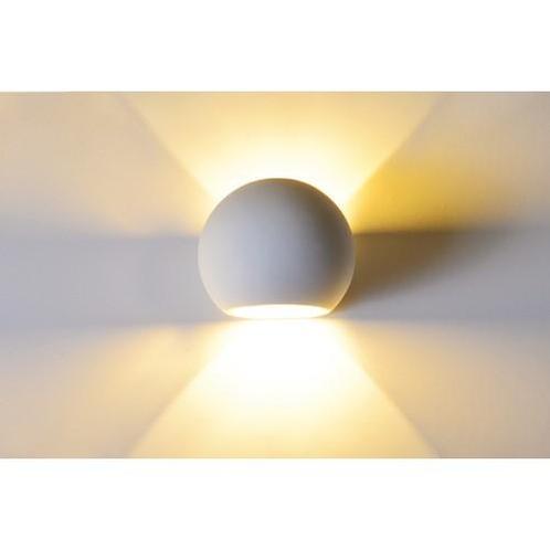 Integral wandlamp Serres decoratief overschilderbaar gips..., Huis en Inrichting, Lampen | Overige, Nieuw, Ophalen of Verzenden