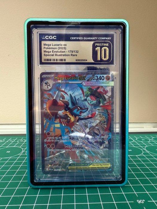 Pokémon - 1 Graded card - Lucario MEG 179 Full art - CGC, Hobby en Vrije tijd, Verzamelkaartspellen | Pokémon