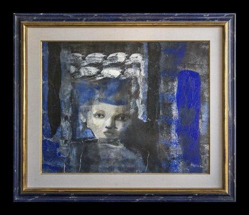 Milena Moriani (1934-2018) - Jeune femme, Antiek en Kunst, Kunst | Schilderijen | Klassiek