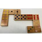 Domino in houten kist (24-delig), Verzenden, Nieuw