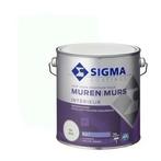 Sigma hoogdekkende muurverf mat - RAL 7032 - 2,5 liter *s..., Doe-het-zelf en Verbouw, Verf, Beits en Lak, Ophalen of Verzenden