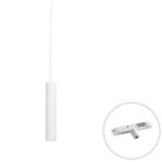 Design hanglamp wit incl. rail adapter 1-fase - Slimline, Huis en Inrichting, Verzenden, Nieuw, Modern