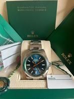 Rolex Milgauss 116400GV full set (2021) top condition, Staal, Polshorloge, Zo goed als nieuw, Rolex