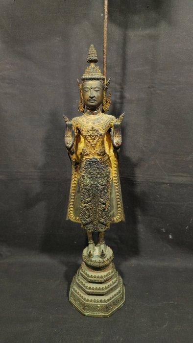 Rattanakosin in bronzo - 72 cm - Beeld - Thailand, Antiek en Kunst, Kunst | Niet-Westerse kunst