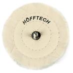 Hofftech Polijstschijf katoen - Ø 125 x 22 mm - wit - 6 m.., Ophalen of Verzenden