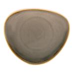 Kiln Driehoekige Borden | Grijs | 28cm | 4 stuks, Verzenden