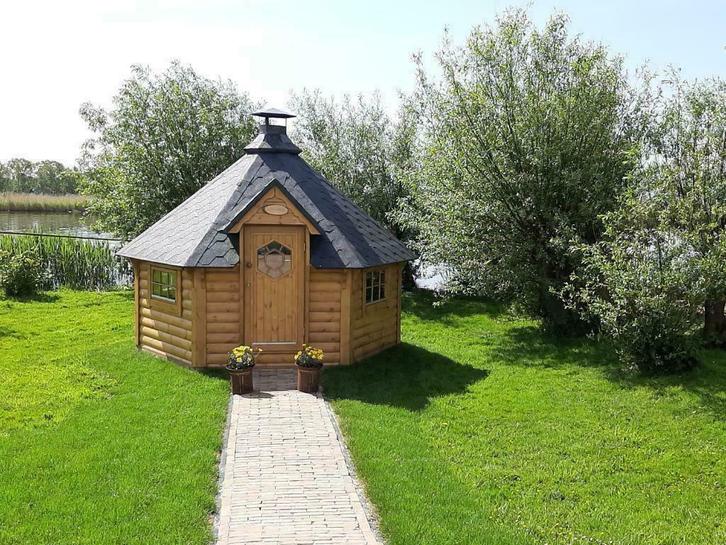 Finse Kota | Grillhuis | Barbecuehut | Jachthut | Stuga, Tuin en Terras, Tuinhuizen, 400 cm of meer, 3 ramen of meer, 500 cm of meer