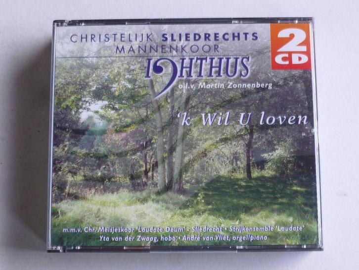 Chr. Sliedrechts Mannenkoor Ichthus - k Wil U loven (2 CD), Cd's en Dvd's, Cd's | Religie en Gospel, Zo goed als nieuw, Verzenden