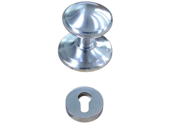 Deurknop met draaiknop rozet - vast, niet-draaibaar - plus, Doe-het-zelf en Verbouw, Hang- en Sluitwerk, Ophalen of Verzenden