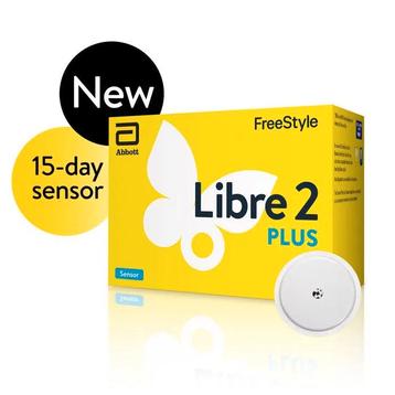 FreeStyle Libre 2 Plus Glucosesensor – 15 Dagen Zonder Prikk beschikbaar voor biedingen