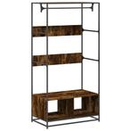 Kledingkast Gerookt Eiken - Tweedekansje - Ruime Opberg, Nieuw, 150 tot 200 cm, 25 tot 50 cm, 50 tot 100 cm